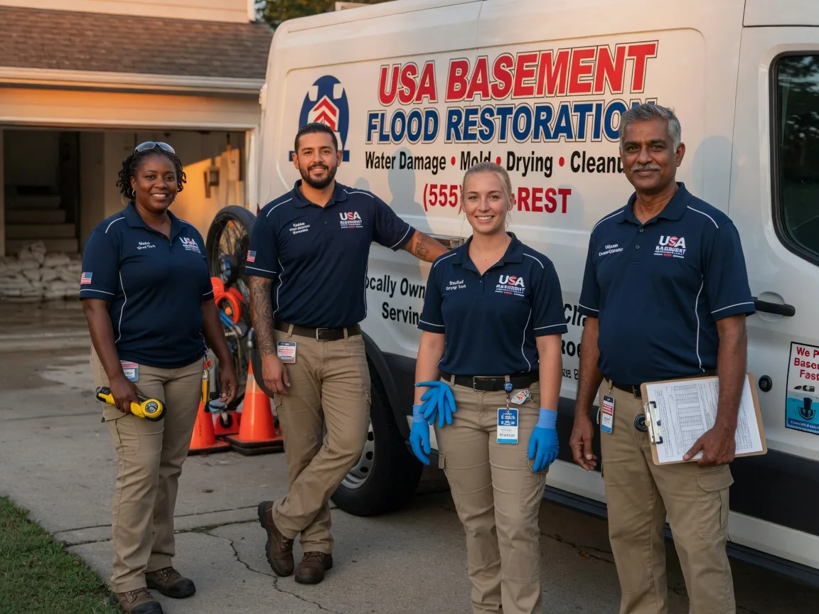 Basement Flood Cleanup company in Brinkhaven, OH