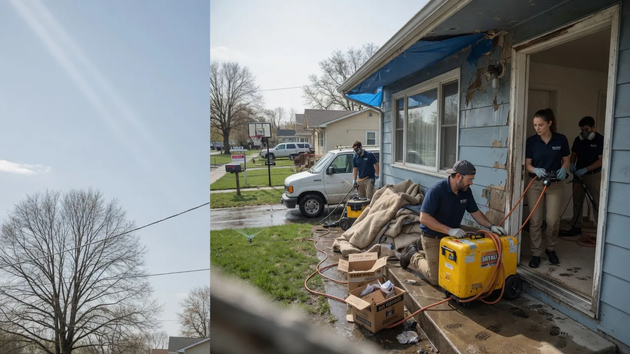 Basement Flood Cleanup in Brinkhaven, OH near me